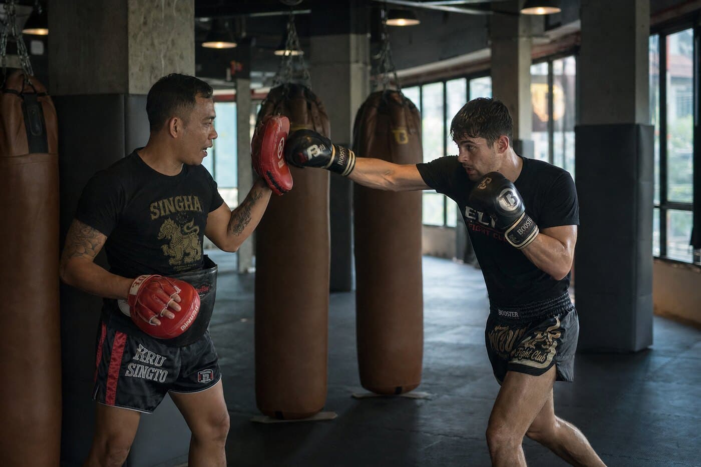 Kickboxen-Unterricht in der Kampfsportakademie Esslingen